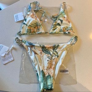 Monday Swim Amazonia Barbados top and Capri bottom